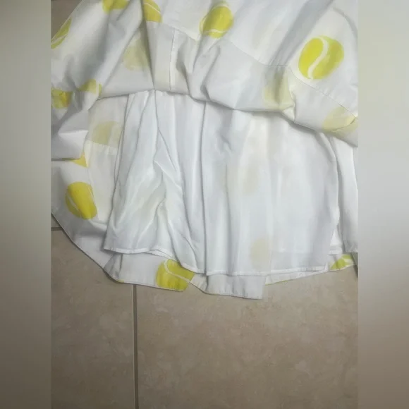 ANTHROPOLOGIE MAEVE JACIE TENNIS POPLIN MIDI SKIRT KATE SHELTER EDITION XS/S NWT - Picture 7 of 11